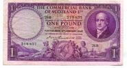 Schottland, 1 Pound The Commercial Bank of Scotland ltd., -