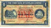 Schottland, 1 Pound The Union Bank of Scotland, -