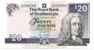 Schottland, 20 Pounds The Royal Bank of Scotland plc, -