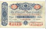 Schottland, 5 Pounds The Clydesdale Bank Limited, -