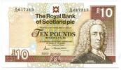 Schottland, 10 Pounds The Royal Bank of Scotland plc, -