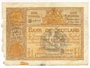Schottland, One Pound Bankof Scotland, -