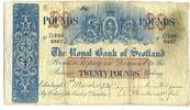 Schottland, 20 Pounds The Royal Bank of Scotland, -