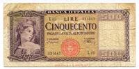 Italien, 500 Lire -