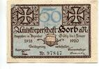 Württemberg, 50 Pfg. Horn, -