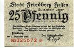 Hessen, 25 Pfg. Friedberg, -