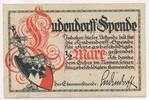 Deutsches Reich 1/2 Mark ~ Ludendorff Spende - Marine ~ -