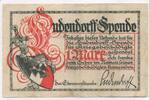 Deutsches Reich 1 Mark ~ Ludendorff Spende - Bahnhof Sosnowize ~ -