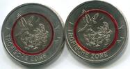 Deutschland 2 x 5 Euro ~ Tropische Zone - schmaler und breiter Polymerring ~ -