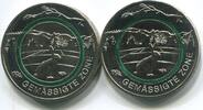Deutschland 2 x 5 Euro ~ gemäßigte Zone - schmaler und breiter Polymerring ~ -