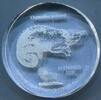 Congo 10 Francs ~ Glas Münze - Chamäleon ~ -