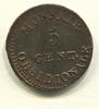 Belgien/Antwerpen, 5 Centimes Belagerung durch Napoleon, -