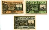 Ostpreußen 25 Pfg. 50 Pfg. 75 Pfg. Arys, -