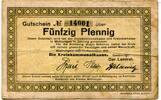 Ostpreußen 50 Pfg. Mohrungen, -