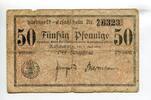Ostpreußen 50 Pfg. Rastenburg, -