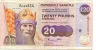 Schottland, 20 Pounds Clydesdale Bank, -
