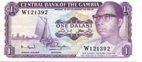 Gambia, 1 Dalasi (971-87) I/unc 9,90 EUR Differenzbesteuert nach §25a UStG zzgl. 3,00 EUR Versand