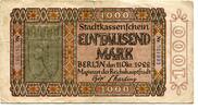 Berlin 1000 Mk. Berlin, -