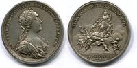 RDR/Österreich, Ag.Medaille 1745 Maria Theresia 1740-1780, vz