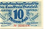 Westfalen 10 Gpf. Bielefeld, -