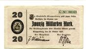 Niedersachsen 20 Md. Mk. Cloppenburg, -