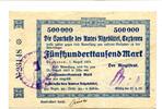 Niedersachsen 500 T. Mk. Cuxhaven, -
