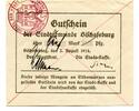 Ostpreußen 5 Mk. Bischofsburg, -