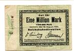 Hessen 1 Mio. Mk. Cassel, -