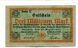 Sachsen 3 Mio. Mk. Dresden, -