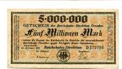 Sachsen 5 Mio. Mk. Dresden, -
