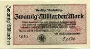 Deutschland 20 Md. Mk. Berlin,Reichsbahn, -