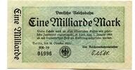 Deutschland 1 Md. Mk. Berlin,Reichsbahn, -