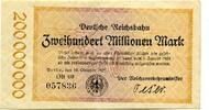 Deutschland 200 Mio. Mk. Berlin,Reichsbahn, -