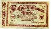 Deutschland 50 Mio. Mk. Berlin,Reichsbahn, -