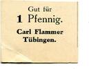Württemberg 1 Pfg. Tübingen, -