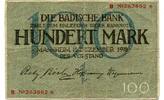 Baden 100 Mk. Mannheim, -