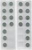 Vatikan 11 x 2 Lire ~ Lot Kursmünzen ~ -