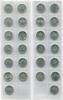 Vatikan 13 x 5 Lire ~ Lot Kursmünzen ~ -