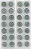 Vatikan 14 x 10 Lire ~ Lot Kursmünzen ~ -