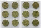 Vatikan 6 x 200 Lire ~ Lot Kursmünzen ~ -