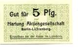 Berlin 5 Pfg. Berlin-Lichtenberg, -