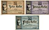 Oberösterreich 10, 20, 50 Heller Aurolzmünster, -