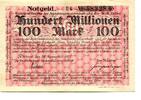 Sachsen 100 Mio. Mk. Zittau, -