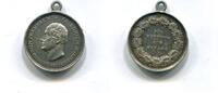Preussen, Ag.Medaille Friedrich Wihelm III. 1797-1840-Miniatur-Medaille für Rettung aus Gefahr-, -