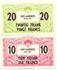 10+20 Franks o.J.(1940-1954) Belgien, Mortsel-Sint Amadeus- gebraucht