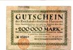Deutsches Reich 200 T. Mark Hannover, -