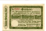 Deutsches Reich 100 Md. Mark Hannover, -