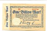 Deutsches Reich 1 Bio. Mark Cassel, -