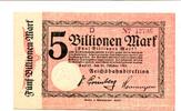 Deutsches Reich 5 Bio. Mark Cassel, -