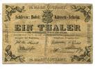 1 Taler 31.7.1848 Schleswig-Holstein,  gebraucht